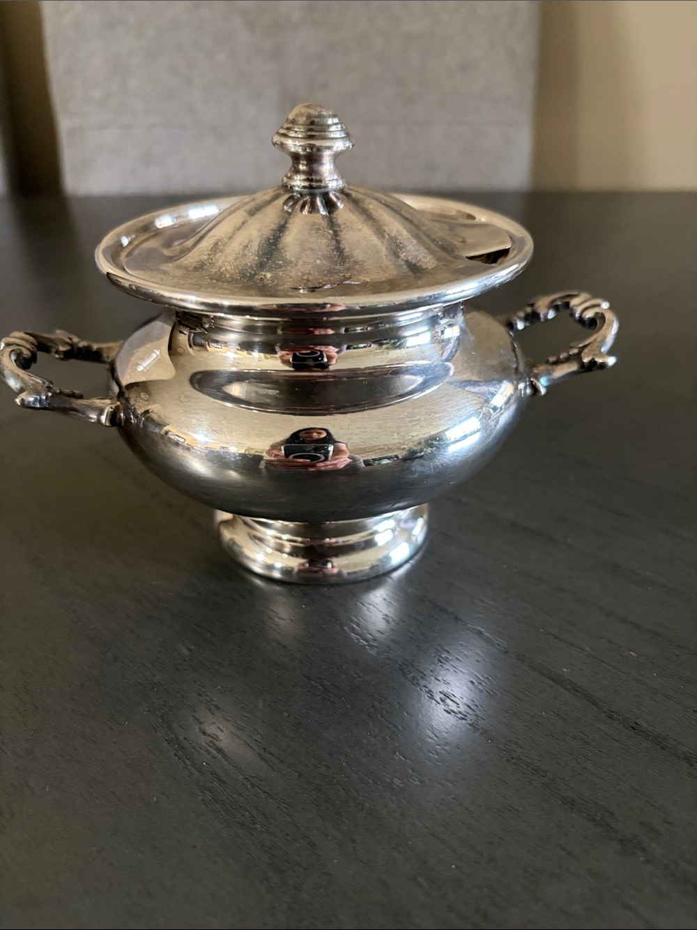Vintage Birks Primrose Plate Silverplated Sugar Bowl EP Copper 734